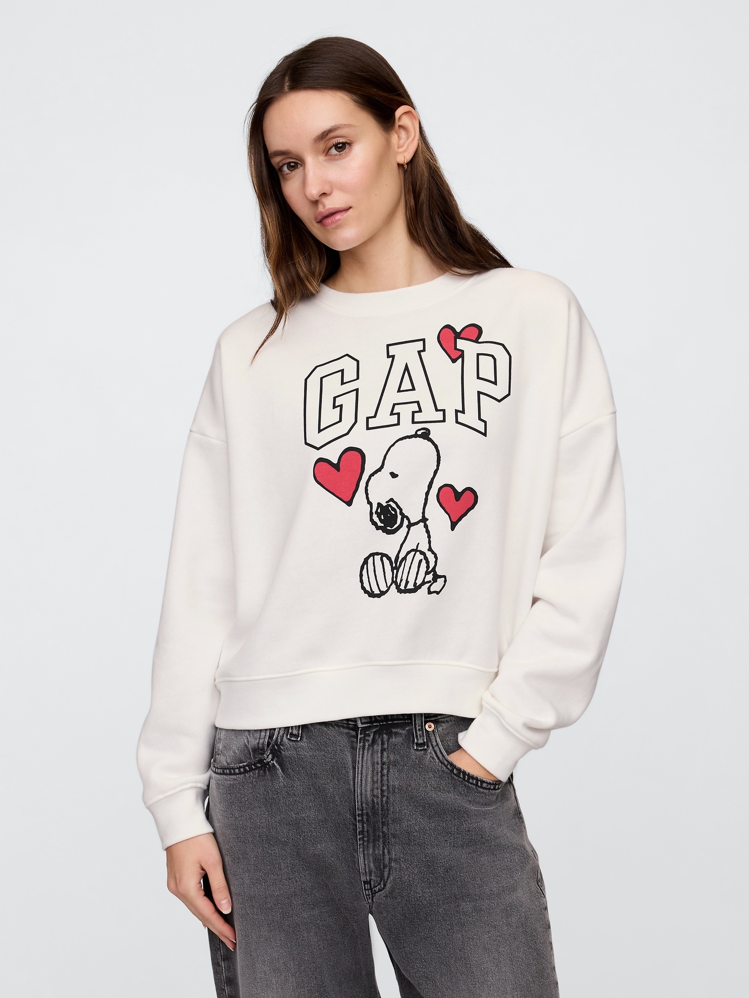 Peanuts Relaxed Gap Logo Sweatshirt