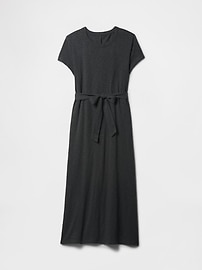 Belted T-Shirt Midi Dress