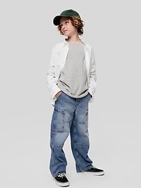Kids Baggy Cargo Pull-On Jeans