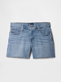 5" Mid Rise Denim Shorts