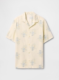 Linen-Blend Vacay Shirt in Standard Fit