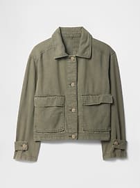 SuperSoft Denim Utility Jacket