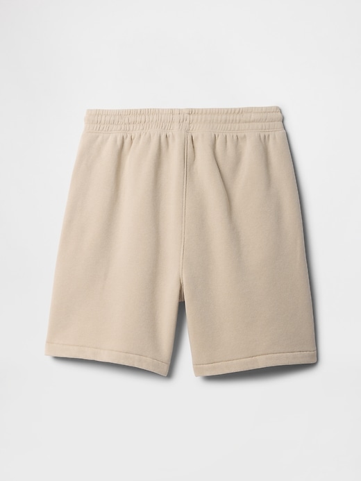 Image number 2 showing, Kids Washed-Fleece Pull-On Shorts
