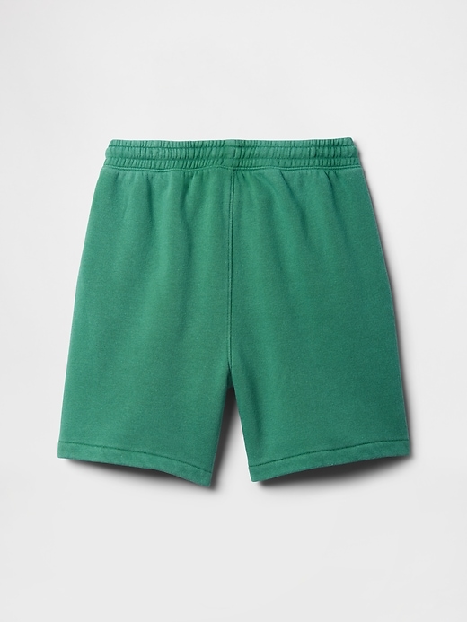 Image number 2 showing, Kids Washed-Fleece Pull-On Shorts