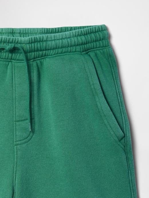 Image number 3 showing, Kids Washed-Fleece Pull-On Shorts