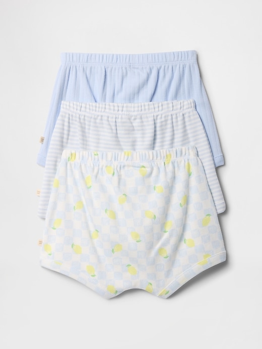 Image number 2 showing, Baby Pull-On Shorts (3-Pack)