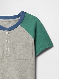 babyGap Colorblock Henley T-Shirt