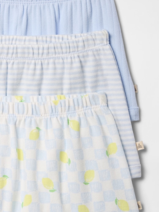 Image number 3 showing, Baby Pull-On Shorts (3-Pack)