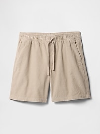 7" Corduroy Easy Shorts