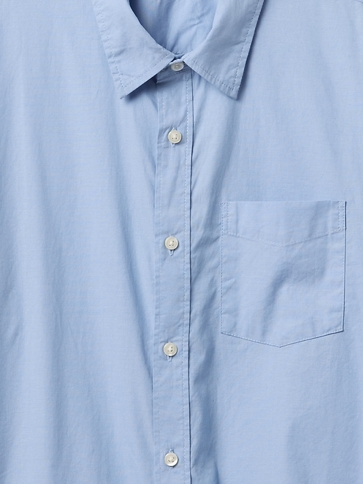 Image number 4 showing, Stretch Poplin Shirt in Standard Fit