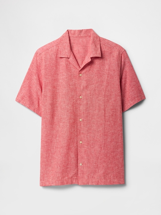 Image number 5 showing, Linen-Blend Vacay Shirt in Standard Fit