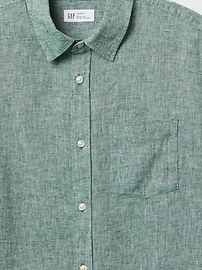 Linen-Blend Shirt in Standard Fit