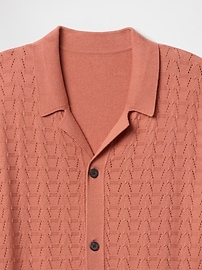 Textured Sweater Vacay Shirt