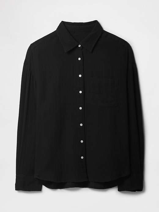Image number 5 showing, Gauze Big Shirt