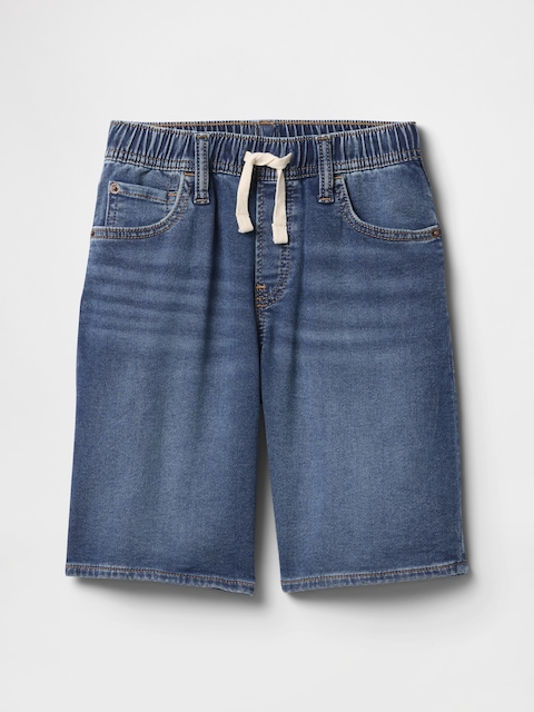 Kids Pull-On Loose Sweatpant Jean Shorts