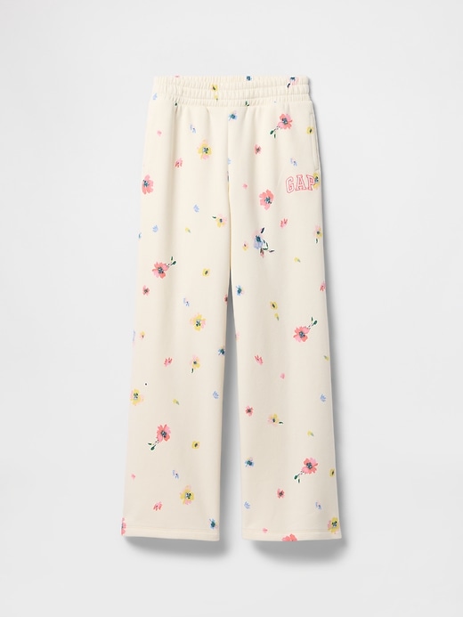 Image number 1 showing, Kids Relaxed Gap Logo Wide-Leg Pants