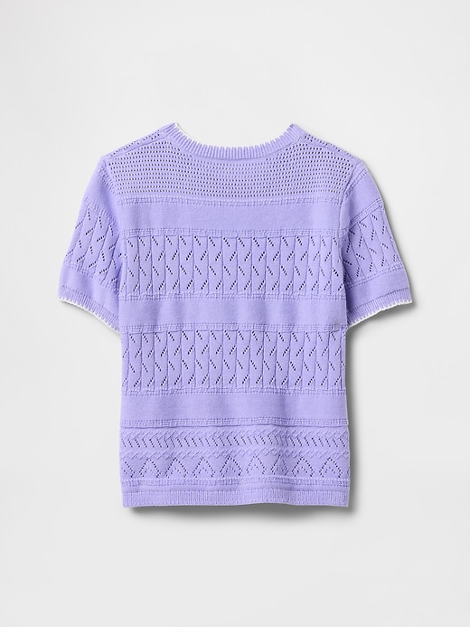 Image number 2 showing, Kids Crochet T-Shirt