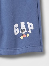 GapKids &#124 Disney Mickey Mouse Relaxed Logo Pull-On Shorts
