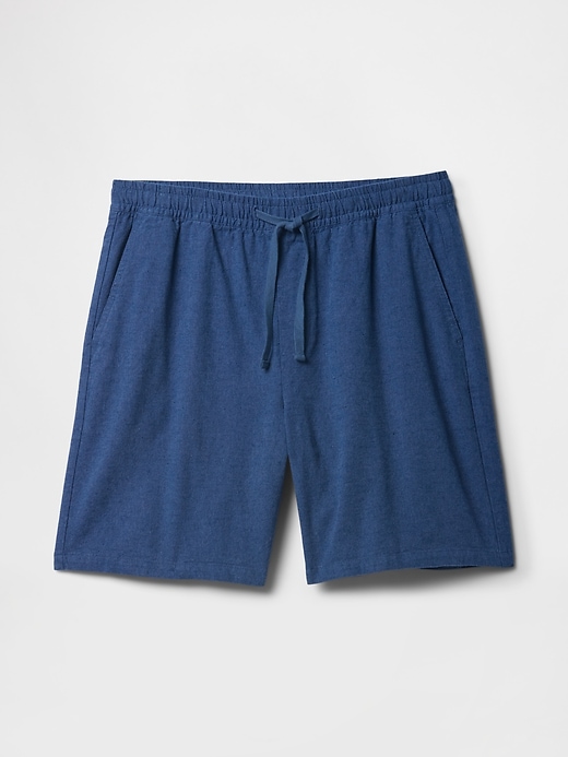 Image number 6 showing, 7" Linen-Blend Easy Shorts