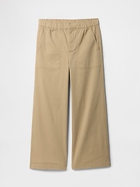 High Rise Easy Stripe Wide-Leg Khakis