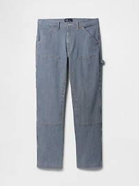 Stripe Straight Carpenter Jeans