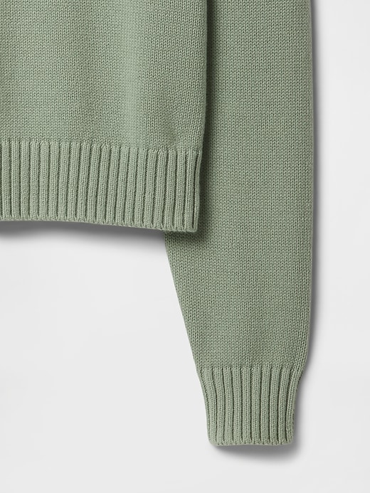 Image number 4 showing, High Neck Crewneck Sweater
