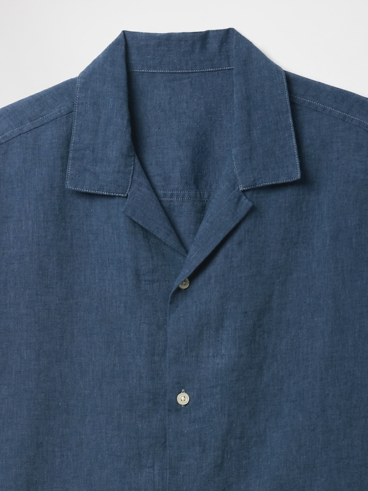 Image number 4 showing, Linen-Blend Vacay Shirt in Standard Fit