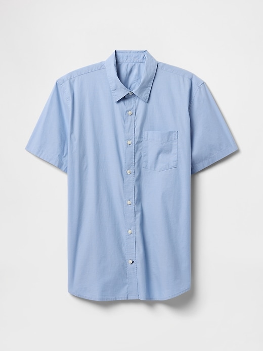 Image number 5 showing, Stretch Poplin Shirt in Standard Fit