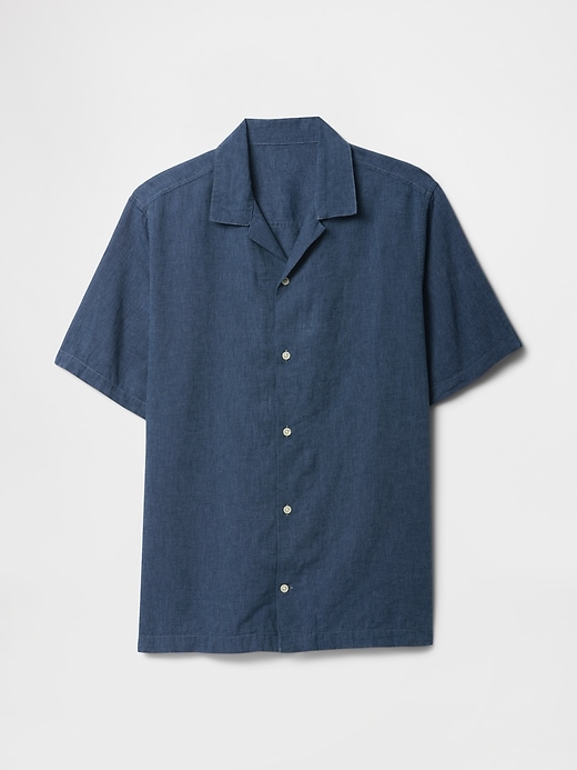 Image number 5 showing, Linen-Blend Vacay Shirt in Standard Fit