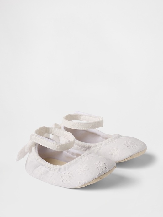 Image number 2 showing, Baby Eyelet Flats
