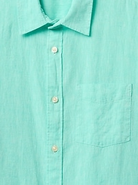 Linen-Blend Shirt in Standard Fit