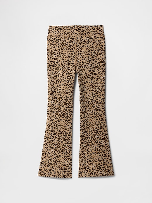 Image number 2 showing, Kids Stretch Jersey Flare Leggings