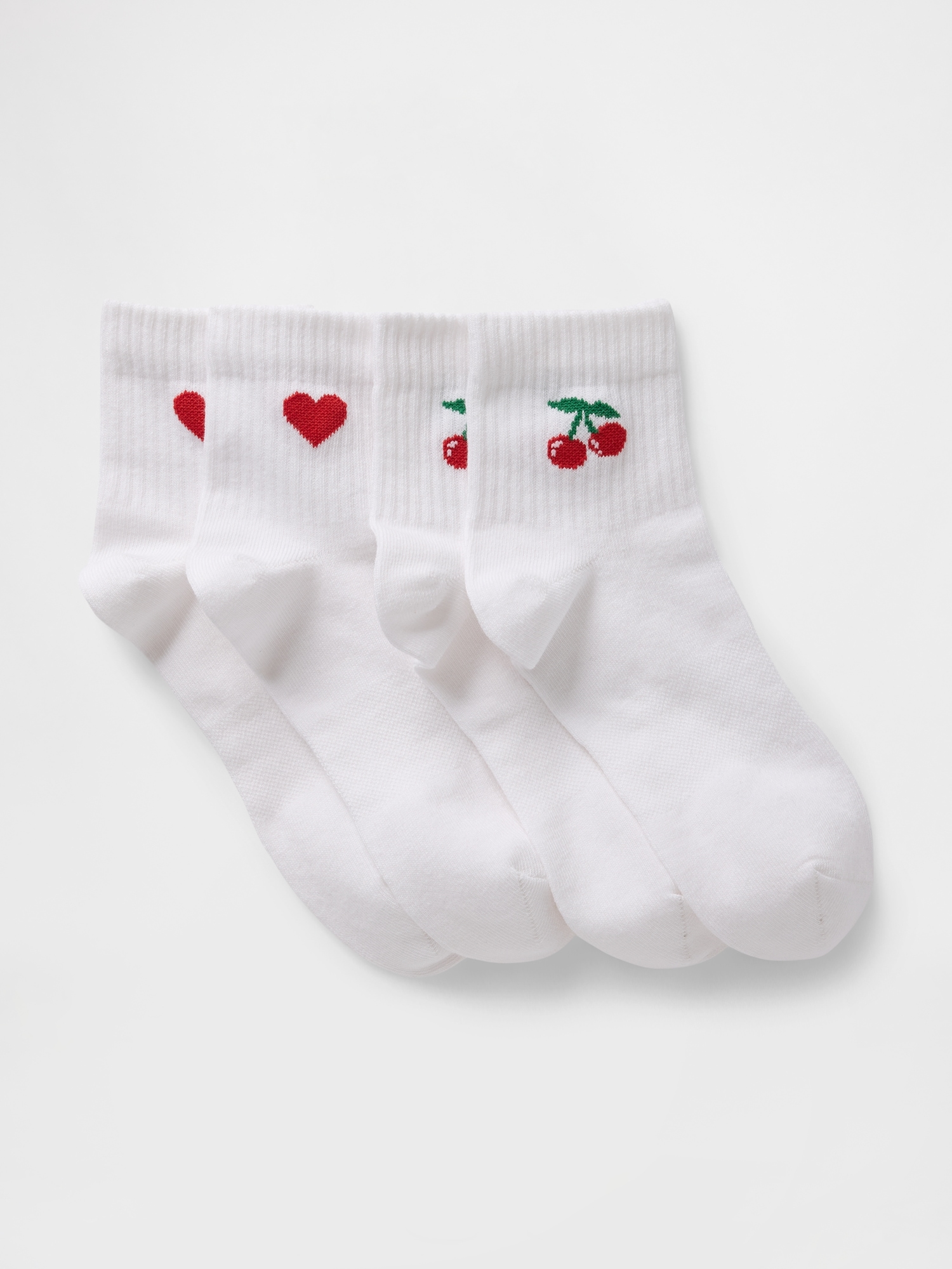 Valentine's Day Quarter Crew Socks (4-Pack)