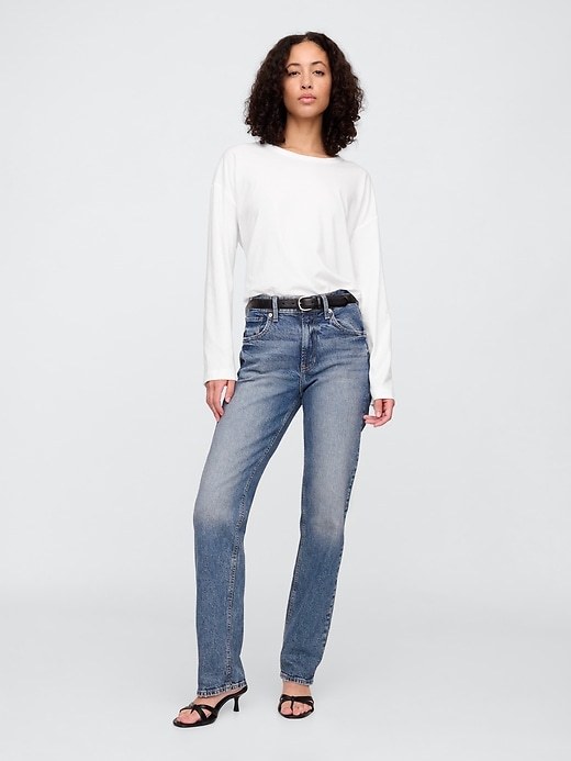 Image number 3 showing, Boxy Cropped Crewneck T-Shirt