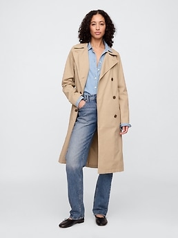 【CLEL】Double Tech Fade Trench Coat CLEL】Double Tech Fade Trench Coat/ダブルテックフェード