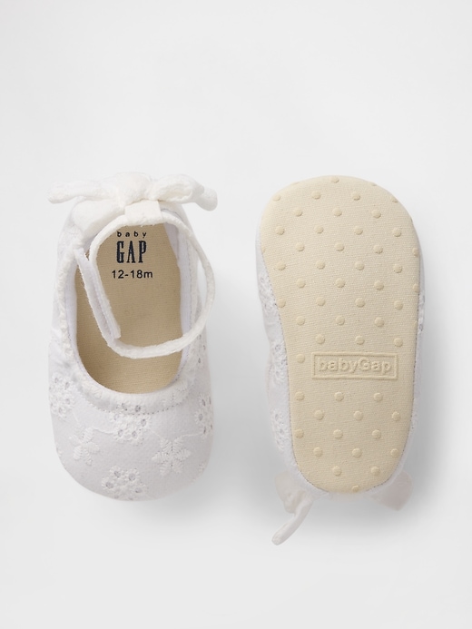 Image number 3 showing, Baby Eyelet Flats
