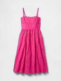 Eyelet Midi Dress