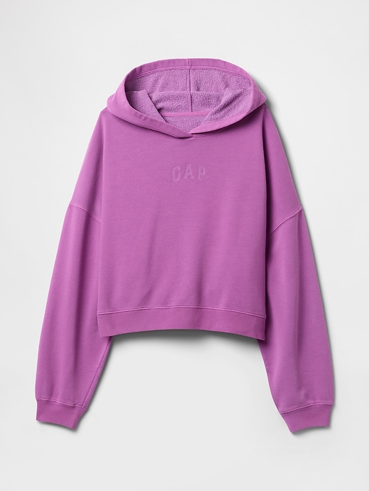 Image number 5 showing, Relaxed Gap Mini-Logo Cropped Hoodie
