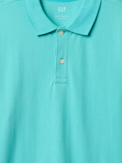 Image number 4 showing, Stretch Pique Polo Shirt