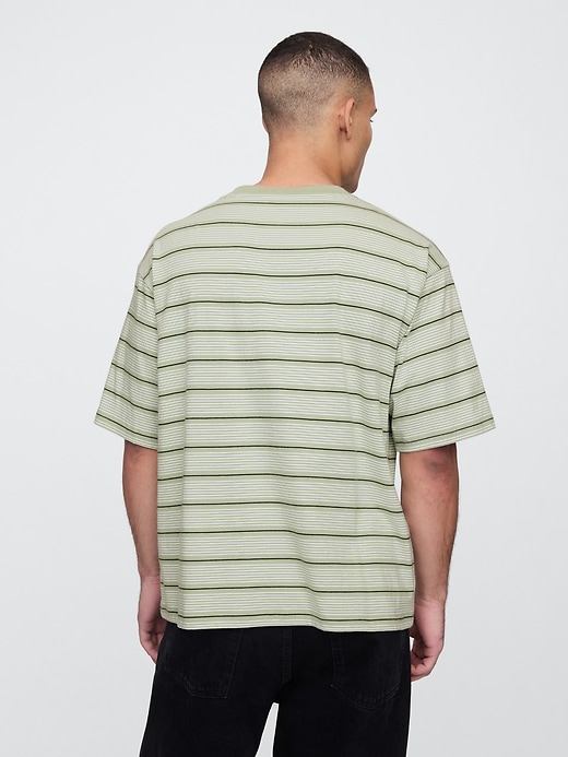 Image number 2 showing, Vintage Soft Stripe Boxy T-Shirt