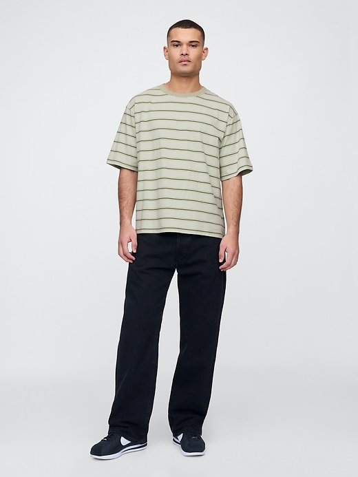 Image number 3 showing, Vintage Soft Stripe Boxy T-Shirt