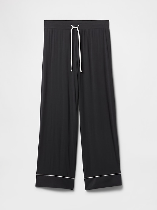 Image number 4 showing, Modal Wide-Leg PJ Pants