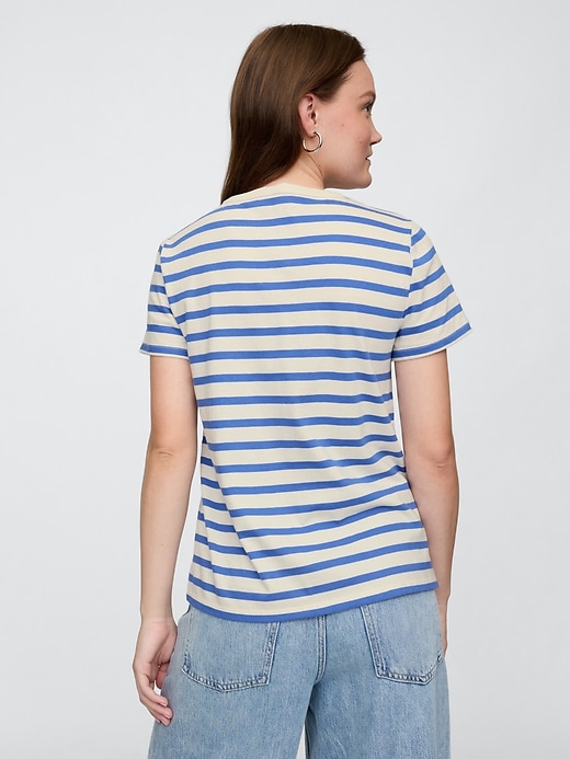 Image number 2 showing, Favorite Stripe V-Neck T-Shirt