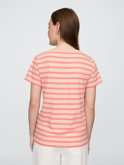 Image number 2 showing, Favorite Stripe V-Neck T-Shirt