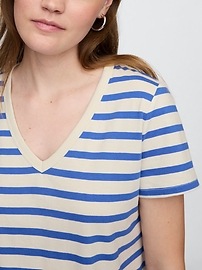 Favorite Stripe V-Neck T-Shirt