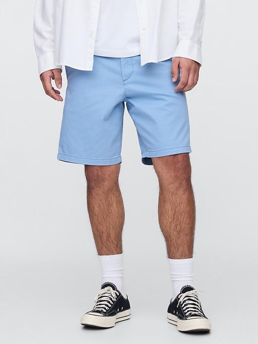Image number 3 showing, 9" Essential Khaki Shorts