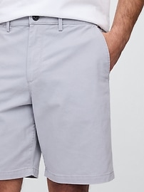 9" Essential Khaki Shorts