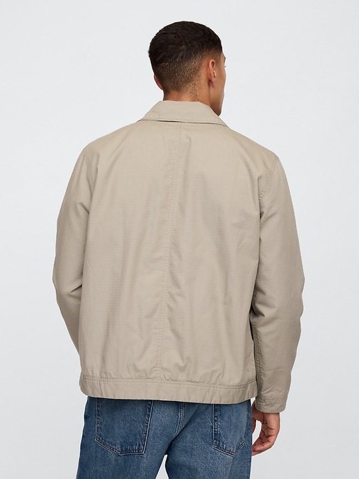 Relaxed Ripstop Utility Jacket | Gap Factory