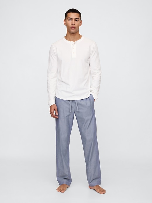 Image number 1 showing, Relaxed Poplin PJ Pants