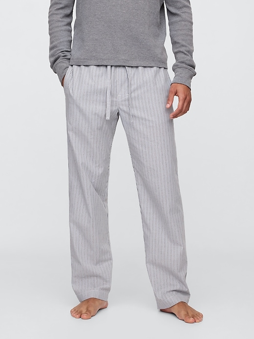 Image number 3 showing, Relaxed Poplin PJ Pants